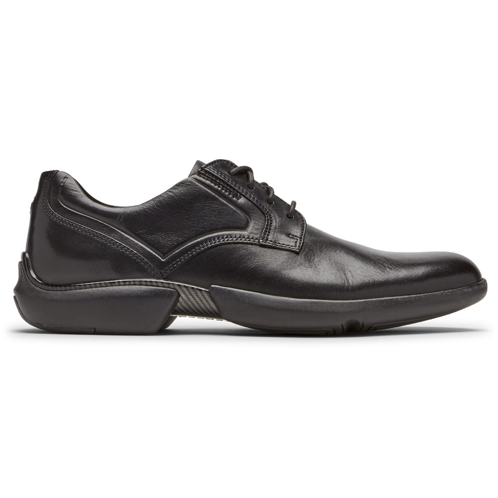 Rockport Oxfords For Mens Black - Total Motion Advance Plain Toe - RD1345709